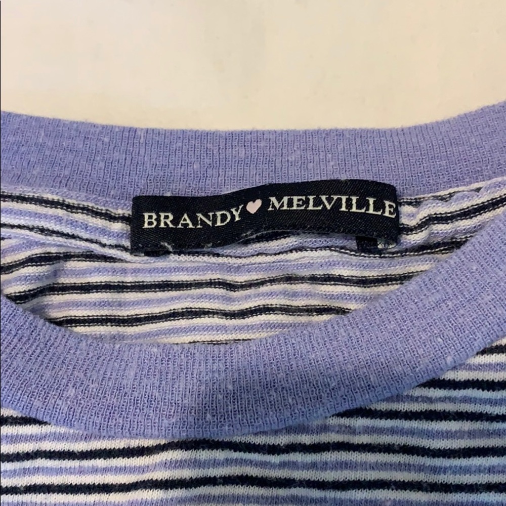 Brandy Melville Striped T-Shirt - Picture 2 of 2